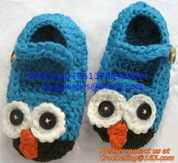 China Baby Boys Girls Crochet Sandal Thongs Slippers Newborn Infant Toddler Prewalker Kids Knitt supplier