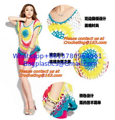 China Crochet pullover, spring summer women's crocheted sleeveless pull over top with stretch supplier