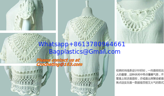 China Fashion tassel, Hollow knitted Swimwear, swimsuit Crochet Bikini Beach Cover Up Smock Mini supplier