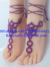 China Crochet Barefoot, Nude shoes, Foot Jewelry, Beach Wedding, Sexy Anklet , Bellydanc supplier