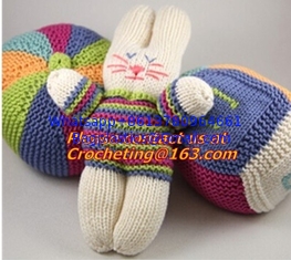 China Hand Crochet Toys, Crochet Baby Shower Gifts,Crocheted Craft Crochet Animal Rabbit Toy supplier