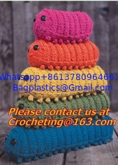 China Nice colorful hand Knitting toys,Wholesale Knitted Kids Doll,crochet caterpillar toy supplier