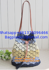China Straw pattern beach bags women handbag Women Bag in shoulder pouch for female bags supplier