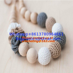China Breastfeeding toy for baby Teething Necklace Nursing Necklace Breastfeeding Necklace Croch supplier