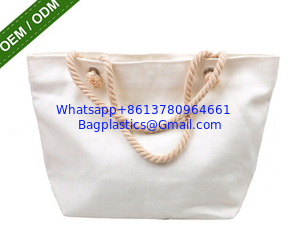 China Fashion Style Organic Recyclable Shopping Canvas Tote Bag Cotton supplier
