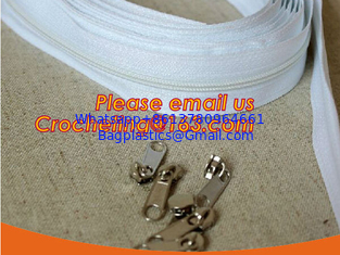 China Garment accessories metal symmetric zipper,zipper for wallet,long chain metal zipper supplier