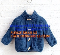 China New arrival british style warm childrens coat thick boys sweater, Fashionable Winter Coats Woolen Sweater Designs For Ki supplier