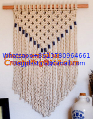 China MACRAME LADIES BAG, MACRAME PLANT HANGING, MACRAME HANGING, MACRAME CUSHION COVER, MACRAME HAND BAND supplier