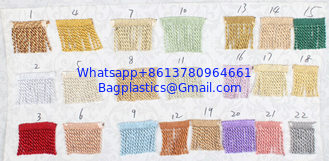 China 6.5cm polyester tassel long curtain fringe trim, water soluble 100% polyester fringe trimming for curtain supplier