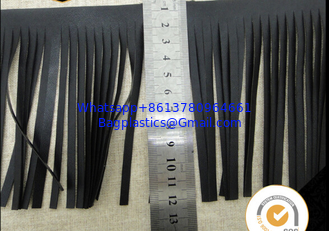 China customized leather tassel fringe for bag decoration , elegant fashion handmade bullion fringe for decoration supplier