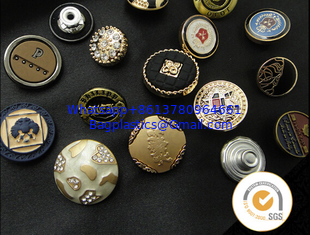 China Decorative metal Whoelsae shank snap button for jeans, jeans accessories cover tack manufacturer snap button supplier