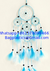 China Party Decoration pretty Colors Available Wholesale Indian Feather Dream Catcher supplier