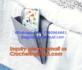 China whoelsale felt Bedside Caddy bulk buy from China, High quality organzier grey felt bedside caddy for home decor supplier
