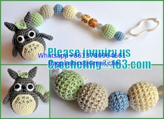 China amigurumi helicopter Nursing necklace Breastfeeding necklace with crochet toy supplier