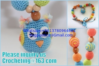China Necklace with amigurumi toy, Nursing necklace,Breastfeeding necklace, crochet toy supplier