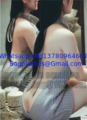 China Sexy Sleeveless Tie Open Back Backless Sweater Anime Cosplay Reversible Long Turtleneck Vest Hot Japan Virgin Kille supplier