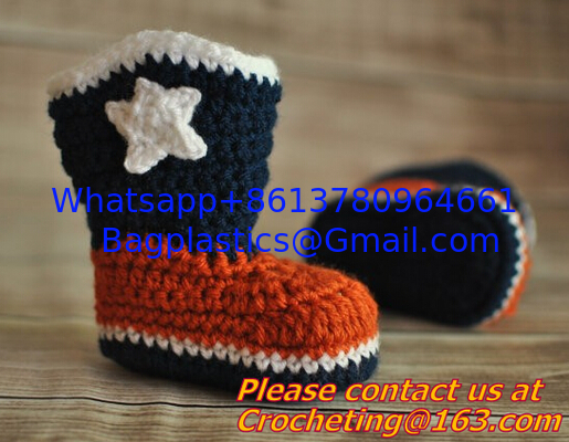 Baby Boy Girl Infant Knit Shoes Handmade Crochet Booties supplier