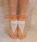 Crochet Barefoot sandals,Ivory Barefoot Sandles, Footless sandles Foot jewelry Anklet supplier