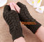 fashion Cute Faux Rabbit Fur Hand Winter Warmer Knitted Fingerless Gloves Mitten 10 colors supplier