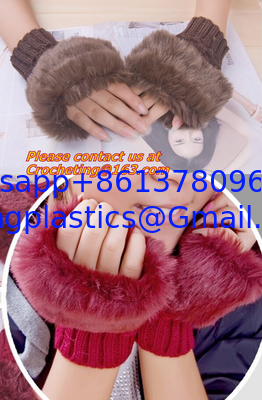 100% acrylic knitted baby lovely jacquard glove, New Product Acrylic Cotton Jacquard Knitt supplier