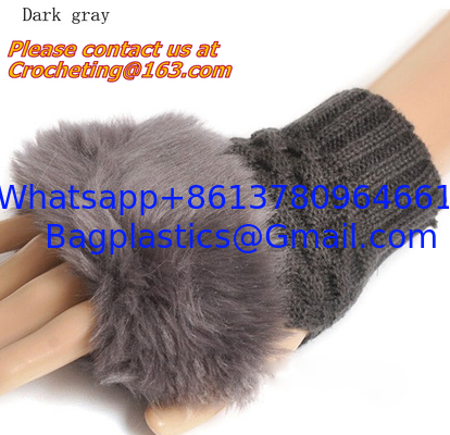 100% acrylic knitted baby lovely jacquard glove, New Product Acrylic Cotton Jacquard Knitt supplier