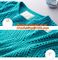 Crochet, Knitted Pullover Women Fashion O-neck Hallow Out Tricot Crochet Medium-Long Wool Sweater Dress supplier