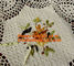fashion design crochet hook beige bedspread sheet cotton lace curtain flowers decoration supplier