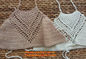 Sexy Women Beachwear Hollow Tank Crochet Bra Halter Vest Strap Crop Tops supplier