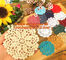 crochet doilies, crochet cup mat, crochet mat, Cotton Hand Made Crochet Doilies Cup Mat supplier