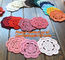 Assorted color handmade crochet Crocheted Doilies for wedding, Crochet Doily, doily, cup supplier