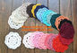 Hand made crochet doily, table cloth, Different styles of different Placemat color custom supplier