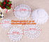Cotton Vintage Doily Patterns Colored Crochet Doilies Placemats for Wedding Round Tablemat supplier