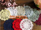 Multi Round Hand Made Crochet doily/placemat coasters/placemat set/shabby chic/place mats supplier
