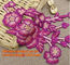 Golden Venise Lace Trim Flower Motif Ribbon Crafts supplier