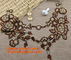Hand made 6.3 inch crochet sunflower doily - coaster set of 4 - diameter : 16 cm - crochet supplier