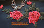 Lovely 3D Crochet Doily Clothing Accessaries Round Motif Doilies Flowers Appliques Boutiqu supplier