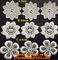 Retro Fashion Cotton Crochet Lace Collar Gorgeous Flower Motif Neckline Faux Collar for Dr supplier