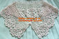 Embroidery Lace Collar Applique Neckline Lace Crochet Flower Motif Patchwork Sewing Access supplier