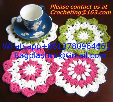 handmade hook needle crochet diy accessories three-dimensional flower supplier