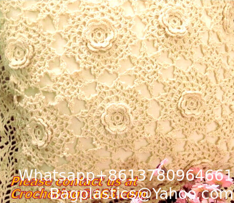 45x45 cm 100% natural cotton crochet hook pillow cover cushion cover white beige for sofa supplier