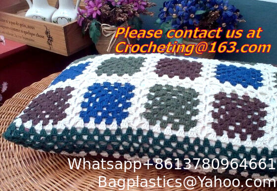 fashion crochet cushion lace pillow for home decoration colorful cushion cover pillow cove supplier