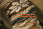 women deer snowflake jacquard knit boot socks wood feel casual wool acrylic, socks, warmer supplier