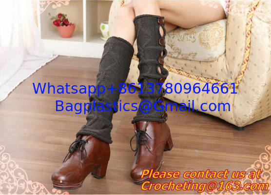 winter woods morning Leg warmers thick warm wool acrylic blend female loose socks boots supplier