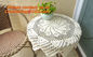 Crochet Round table clothing - table cover - white, wedding and banquet, blanket, clothes supplier