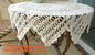 Hand Crochet table clothing - table cover - white, wedding and banquet, blanket, clothes supplier