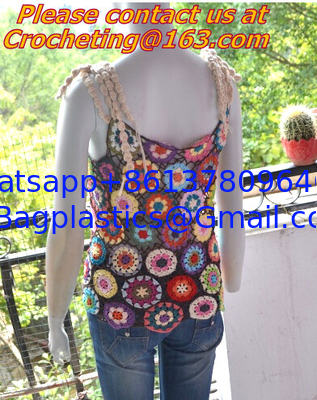 womens crochet tops feminino women hem tassel sexy tanks top croche new desigual knit vest supplier