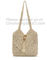 Handmade crochet handbag with handle vintage knitted women's coin purse bag supplier