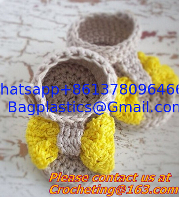 Crochet newborn baby girl summer shoes baby moccasins hand knitted baby sandals crochel supplier