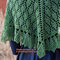 Hand Knitted Poncho, Brown Scarf,Wool Knitted Sweater Green Free Knitting Crochet Woman supplier