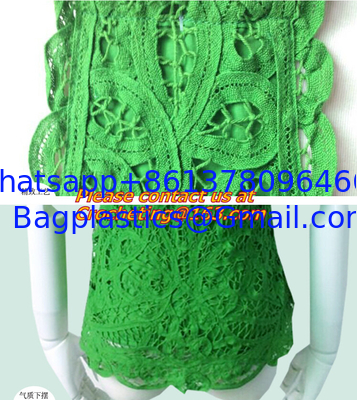 Casual Fashion, Vintage O-Neck, Sleeveless, Women Long Crochet, Chiffion Blouse Plus Size supplier